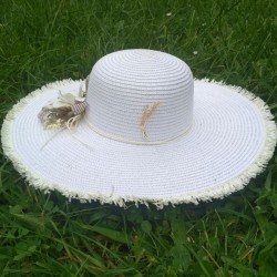 Broche épis de blé en OR plaqué sur un chapeau